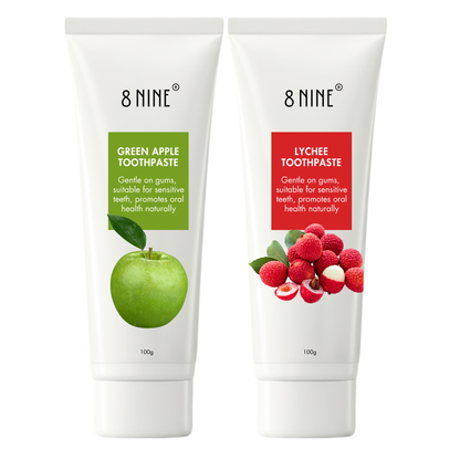 Green Apple & Exotic Lychee Toothpaste (Combo) for Daily Oral Care