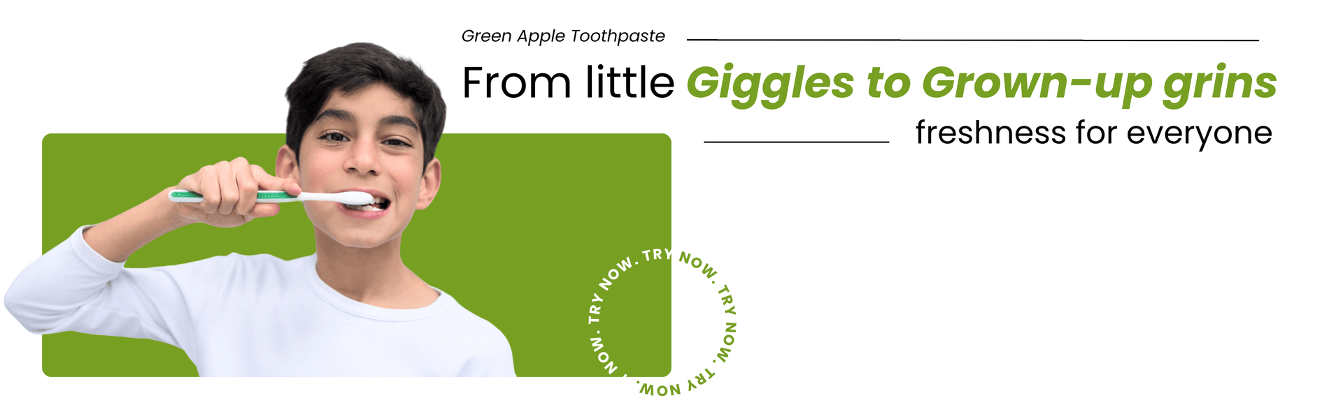 Refreshing Green Apple Toothpaste