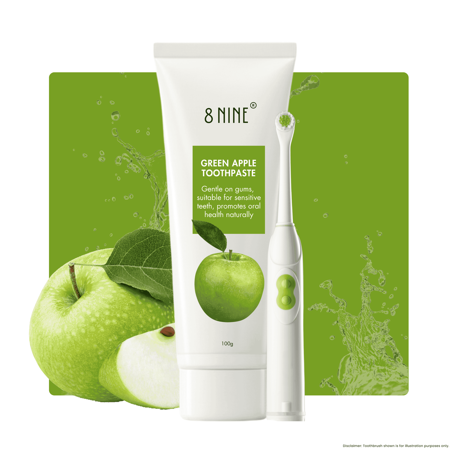 Refreshing Green Apple Toothpaste