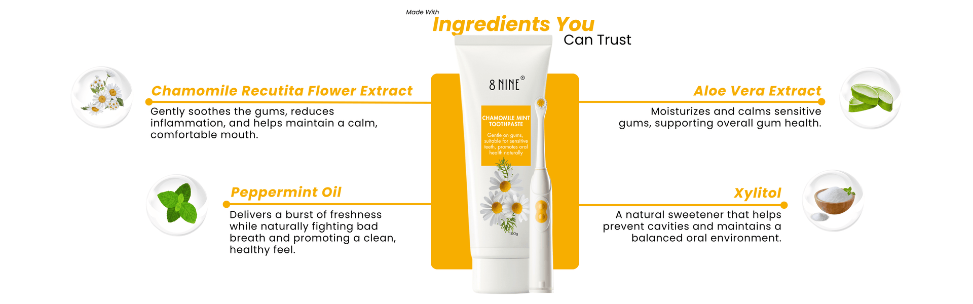 Chamomile Mint Fresh Toothpaste