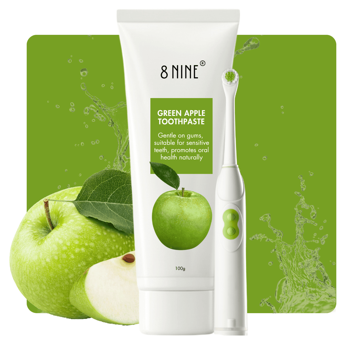 Refreshing Green Apple Toothpaste
