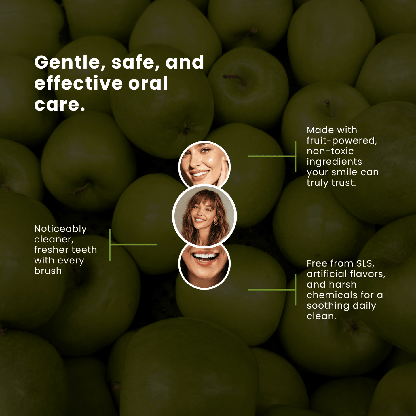 Refreshing Green Apple Toothpaste