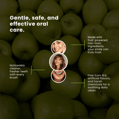 Refreshing Green Apple Toothpaste