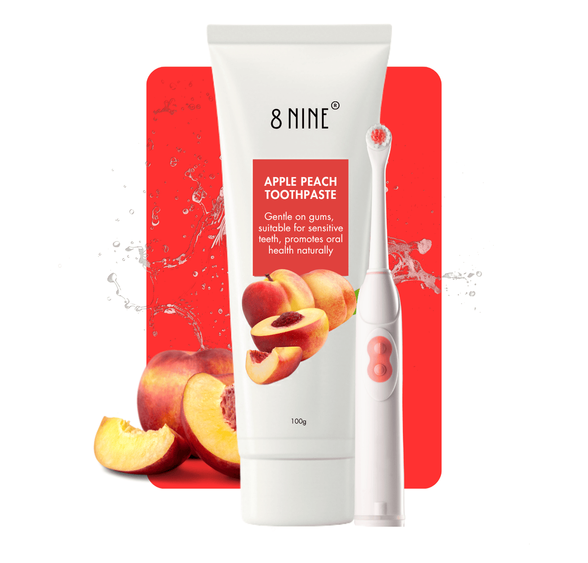 Apple Peach Bliss - Refreshing Toothpaste
