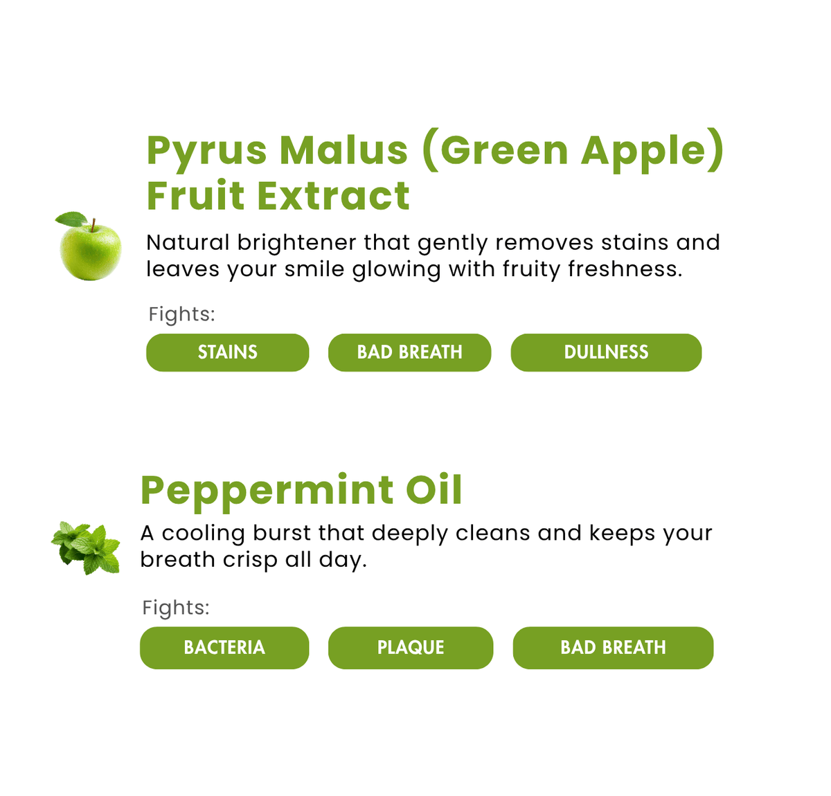 Refreshing Green Apple Toothpaste