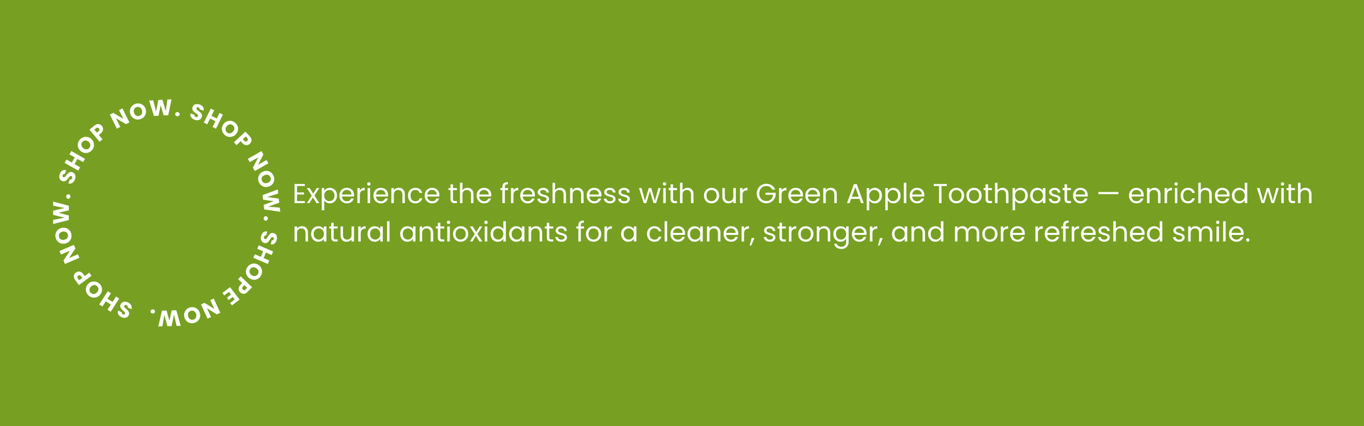 Refreshing Green Apple Toothpaste