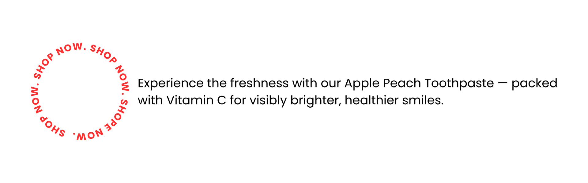 Apple Peach Bliss - Refreshing Toothpaste