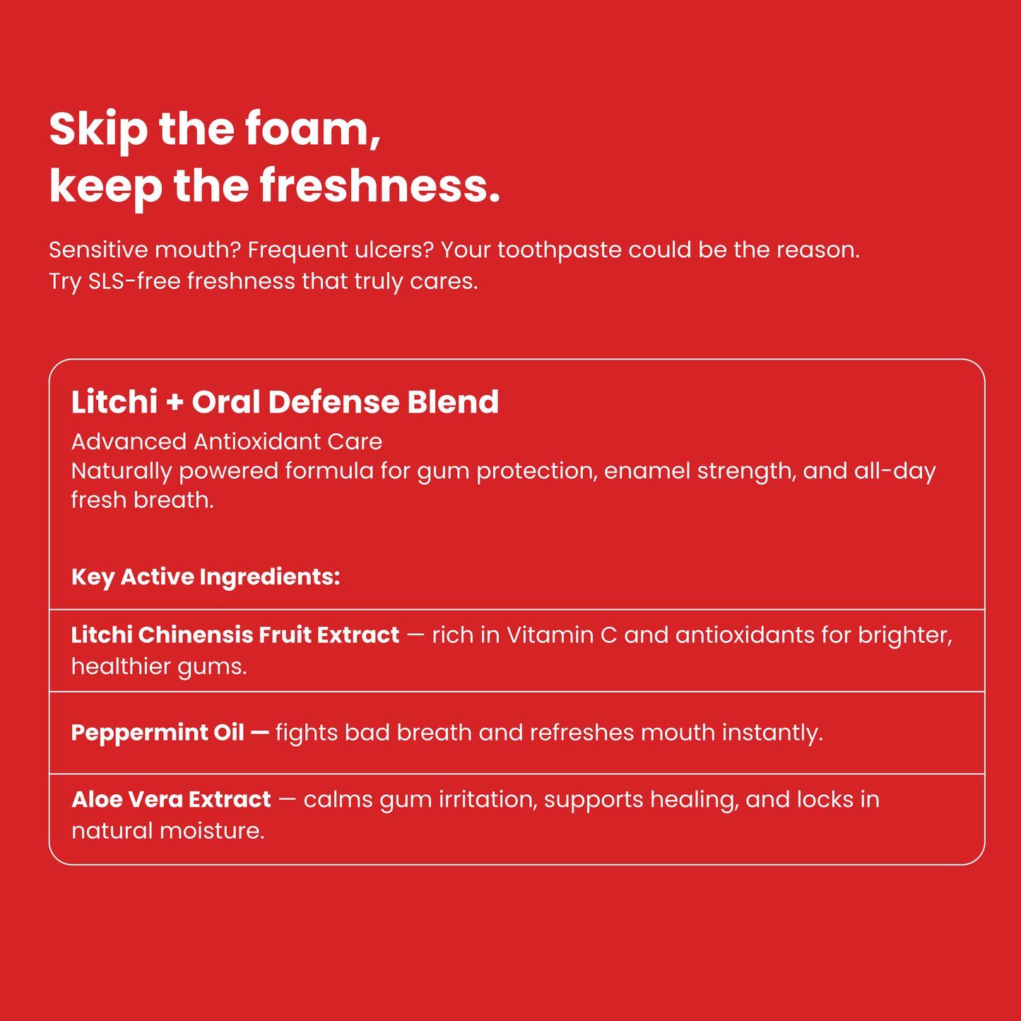 Exotic Lychee Toothpaste