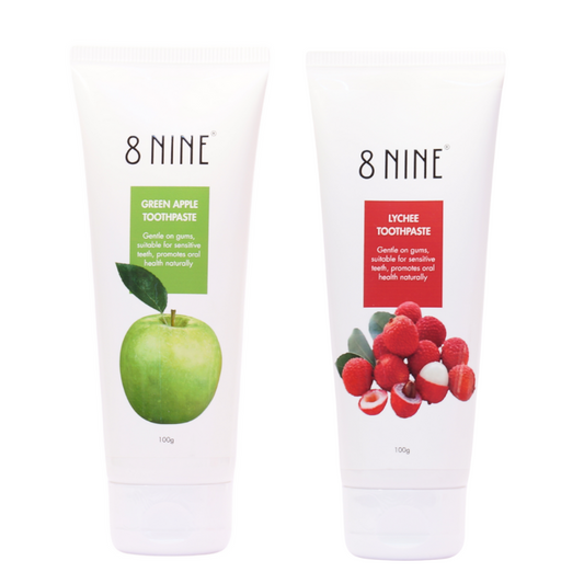 Green Apple & Exotic Lychee Toothpaste (Combo) for Daily Oral Care
